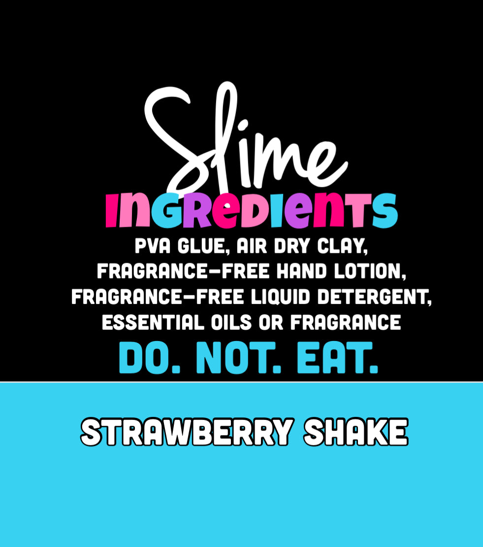 Strawberry Milkshake SLIME