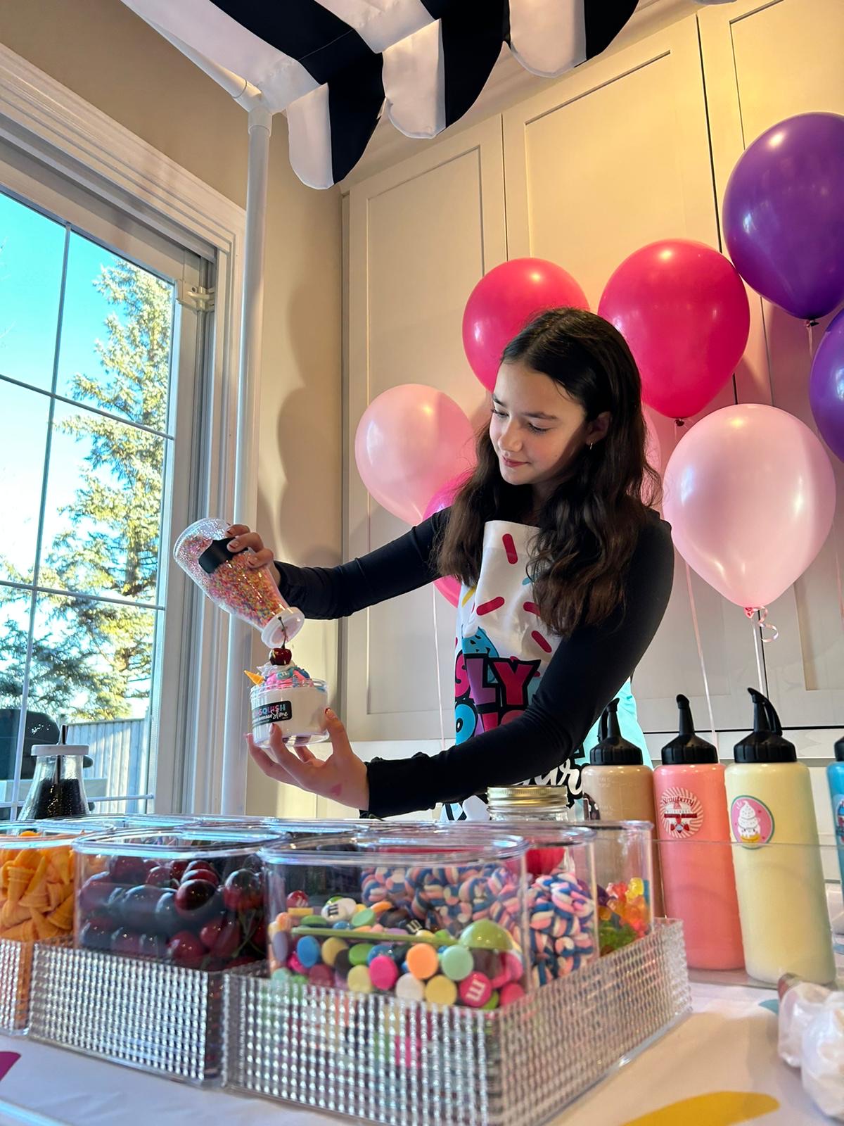 Deposit to Book a Mobile Slime Party