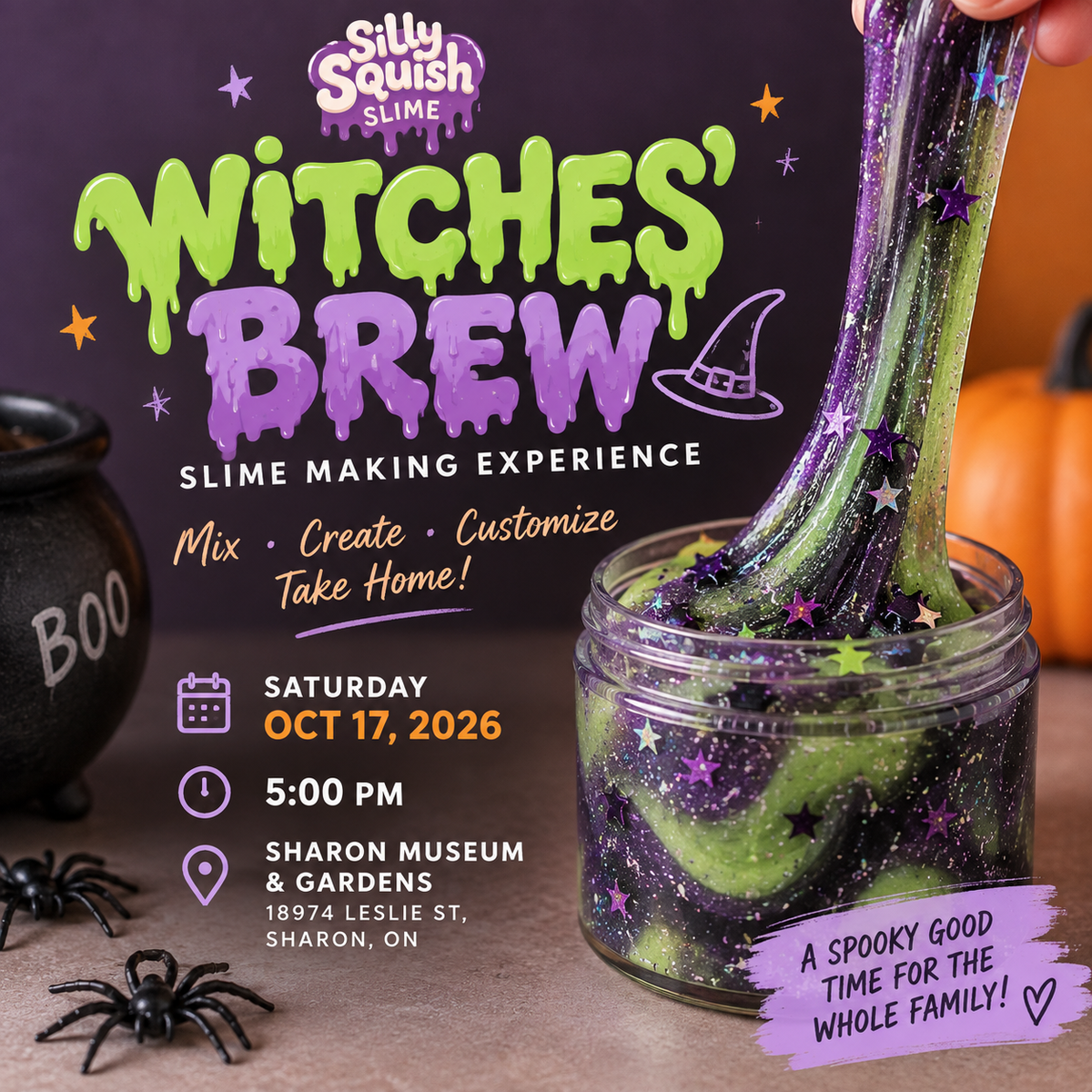 Halloween Slime Workshop: Witches Brew