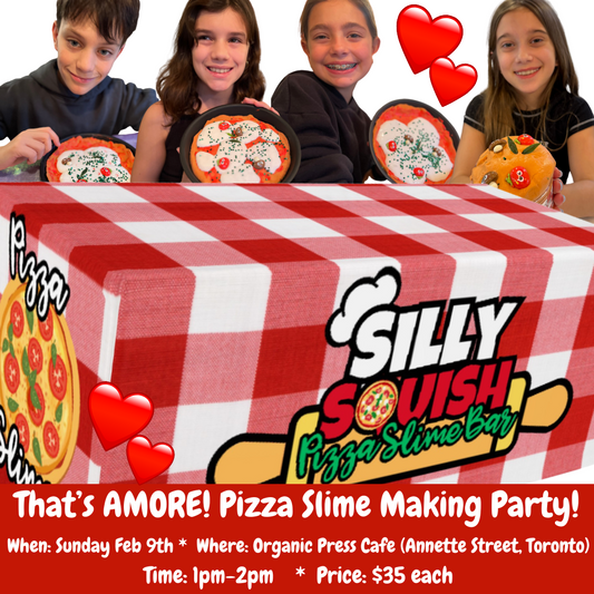 That’s Amore: Valentine’s Themed Pizza Slime Party! Open to the Public