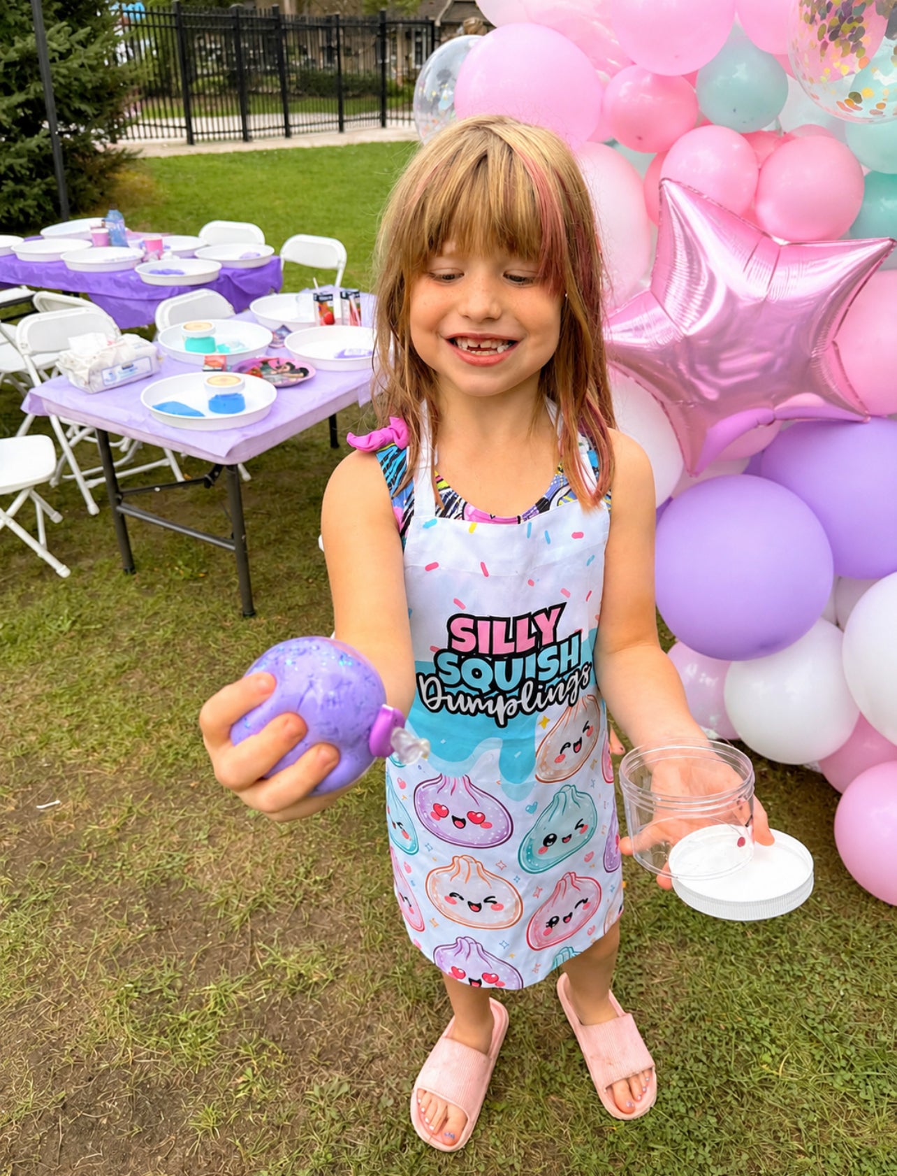 Squishy “Dumpling” Slime Party (Mobile Service)