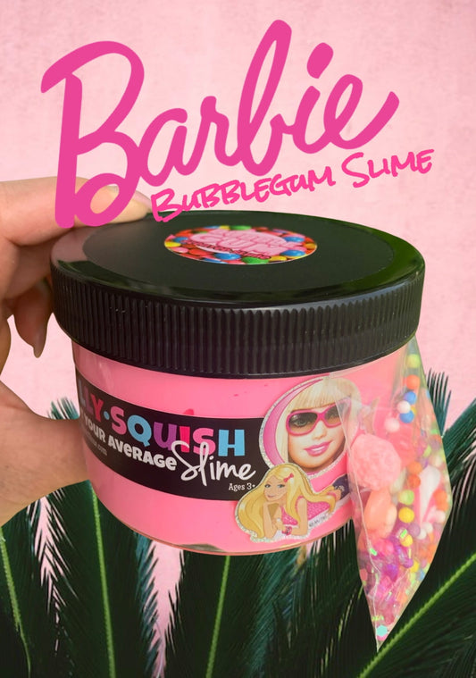 Barbie Bubblegum Slime!